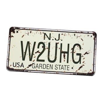 Vintage Style USA License Plate