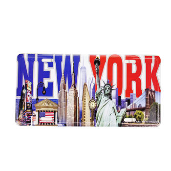 New York The Statue of Liberty Car License Plate